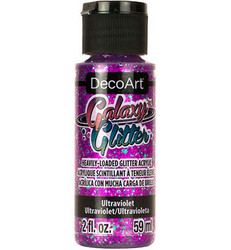DecoArt Galaxy Glitter -maali, sävy Ultraviolet