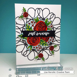 Catherine Pooler leimasinsetti Cottage Corsage