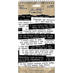 Tim Holtz Idea-ology Big Talk -tarrakirja Snarky