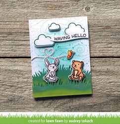Lawn Fawn stanssisetti Simple Wavy Banners