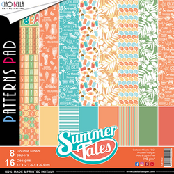 Ciao Bella Patterns Pad paperipakkaus Summer Tales, 12