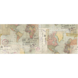 Tim Holtz Idea-Ology Collage paperipakkaus Travel