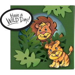 Stampendous leimasin- ja stanssisetti Lion