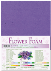 Leane Creatief Flower Foam -softislevy kukkien tekoon, dark violet