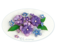 Leane Creatief Flower Foam -softislevy kukkien tekoon, light violet