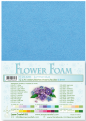 Leane Creatief Flower Foam -softislevy kukkien tekoon, summer blue