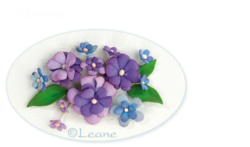 Leane Creatief Flower Foam -softislevy kukkien tekoon, summer blue