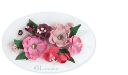 Leane Creatief Flower Foam -softislevy kukkien tekoon, red