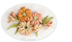 Leane Creatief Flower Foam -softislevy kukkien tekoon, mustard