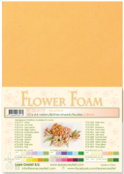 Leane Creatief Flower Foam -softislevy kukkien tekoon, mustard