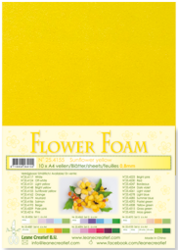 Leane Creatief Flower Foam -softislevy kukkien tekoon, sunflower yellow