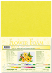 Leane Creatief Flower Foam -softislevy kukkien tekoon, bright yellow
