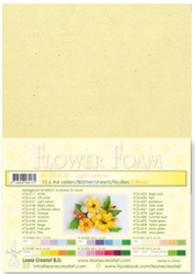 Leane Creatief Flower Foam -softislevy kukkien tekoon, light yellow