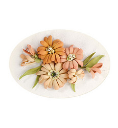 Leane Creatief Flower Foam -softislevy kukkien tekoon, setti 3 salmon