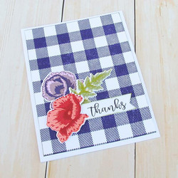 Catherine Pooler leimasin Buffalo Plaid