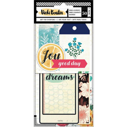Vicki Boutin Wildflower & Honey -leikekuvat Cardstock Frames & Journaling