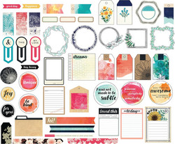 Vicki Boutin Wildflower & Honey -leikekuvat Cardstock Frames & Journaling