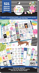 Mambi Happy Planner Value -tarrapakkaus Happy Illustrations