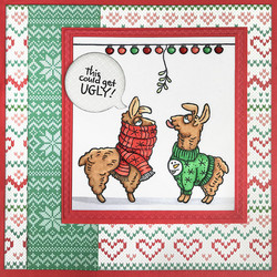 Stampendous leimasinsetti Llama Sweaters