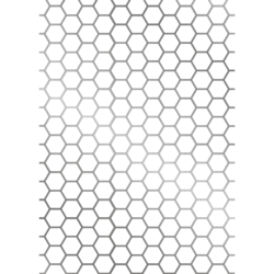 Gemini Foil Stamp Die -kuviolevy Honeycomb Background