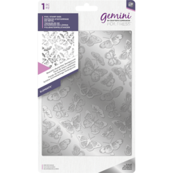 Gemini Foil Stamp Die -kuviolevy Beautiful Butterflies Background