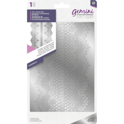 Gemini Foil Stamp Die -kuviolevy Vintage Lace Background