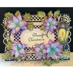 Heartfelt Creations 3D Christmas Poinsettia Shaping -muotit