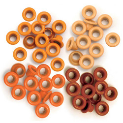 We R Eyelets Standard, sirkat, 60 kpl, oranssi