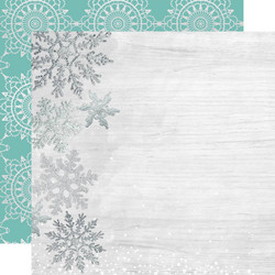 Kaisercraft Let It Snow skräppipaperi Delightful