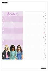Mambi Happy Planner Classic Half Sheet paperipakkaus, Rongrong, Focus On