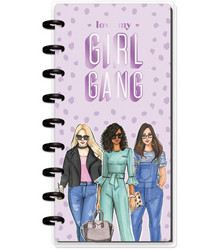 Mambi Happy Planner 12-Month Dated Skinny Planner -kalenteri, Rongrong, Love My Girl Gang