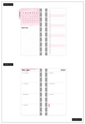 Mambi Happy Planner 12-Month Dated Skinny Planner -kalenteri, Rongrong, Love My Girl Gang