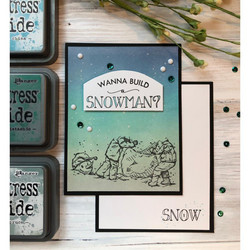 Colorado Craft Company leimasinsetti Lovely Legs - Build A Snowman