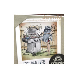 Colorado Craft Company leimasinsetti Lovely Legs - Chilin' & Grillin' Dad