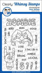 Whimsy Stamps Zombie-Licious -leimasinsetti