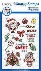 Whimsy Stamps Candy Cane Lane -leimasinsetti
