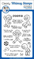 Whimsy Stamps GingerSnaps! -leimasinsetti