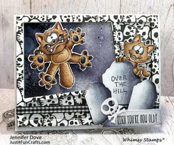 Whimsy Stamps Going Catty -leimasinsetti
