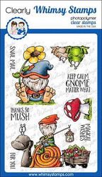 Whimsy Stamps Gnome Matter What -leimasinsetti