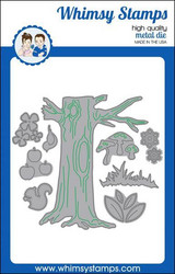 Whimsy Stamps No-See All Seasons Tree -stanssisetti