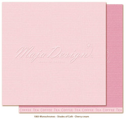 Maja Design Monochromes - Shades of Café skräppipaperi Cherry cream