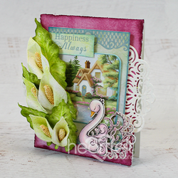 Heartfelt Creations Feathery Swan -leimasin