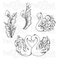 Heartfelt Creations Feathery Swan -leimasin