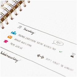 Paper Poetry Bullet Diary sapluuna Office