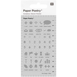 Paper Poetry Bullet Diary sapluuna Office