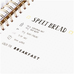 Paper Poetry Bullet Diary sapluuna Food