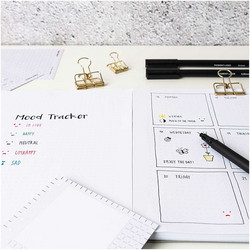 Paper Poetry Bullet Diary Geelikynä, punainen, 0.4 mm