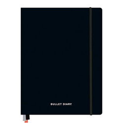 Paper Poetry Bullet Diary kalenteri, hardcover, musta