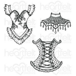 Heartfelt Creations Floral Corset -leimasin