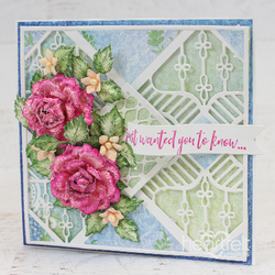 Heartfelt Creations Stairway Gardens -stanssisetti